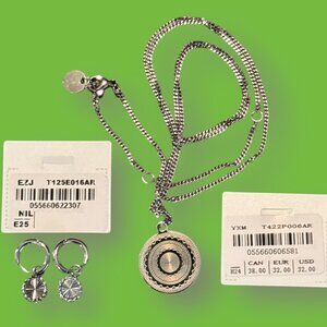 MIA Necklace and Earrings with Case - NWT